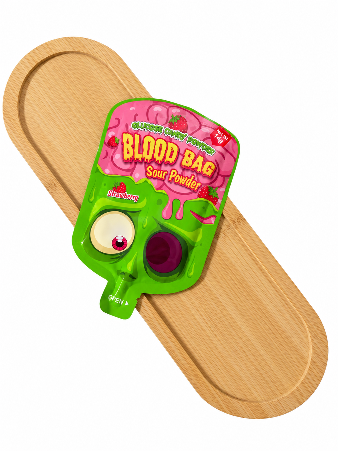 Стріляючий цукор Blood BAG з фарбуючою пудрою
